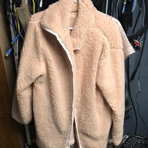 Pink teddy bear jacket
